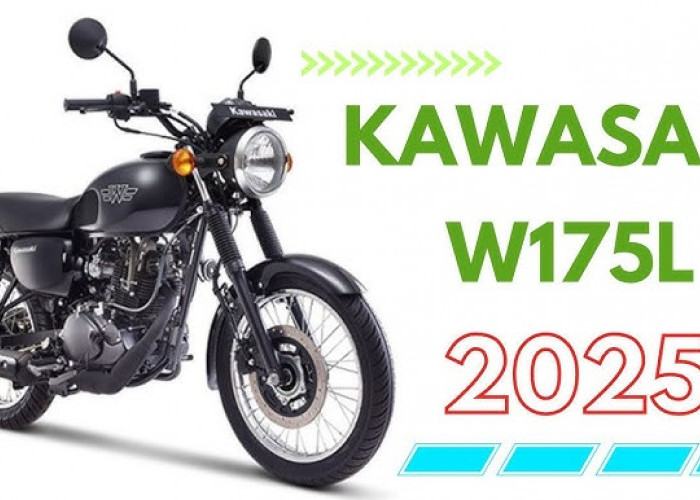 Tampil Lebih Keren, Kawasaki W175 L 2025 Kini Gunakan Mesin Injeksi