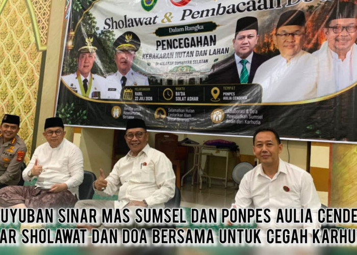 Ikhtiar Langit Cegah Karhutla: Sinar Mas Sumsel da Ponpes Aulia Cendekia Gelar Doa Bersama Hingga Hujan Turun!