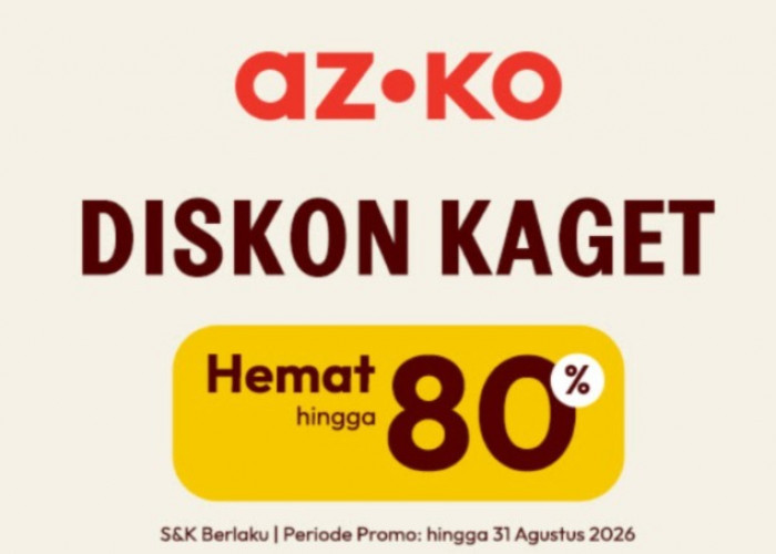 Serbu Promo AZKO Diskon Kaget! Belanja Kebutuhan Rumah Hemat s.d. 80%