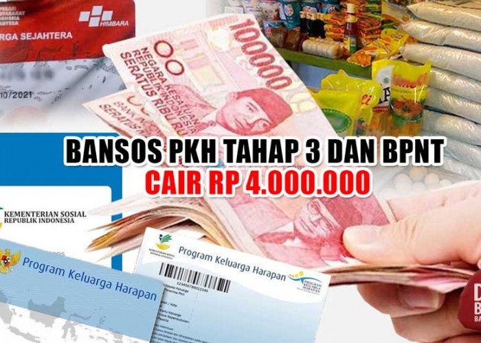 Dobel Berkah, Bansos PKH Tahap 3 dan BPNT Cair Rp4.000.000  Bagi Pemilik ATM di Daerah ini  