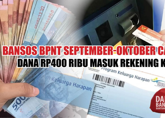 Bansos BPNT September-Oktober Cair, Dana Rp400 Ribu Masuk Rekening KPM, Cek Statusmu Sekarang