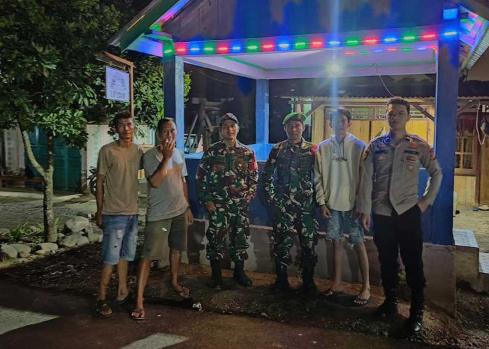 Lahat Makin Kondusif! Strategi Babinsa Pendopo dan Polsek Ini Bikin Pelaku Kejahatan Tak Berkutik