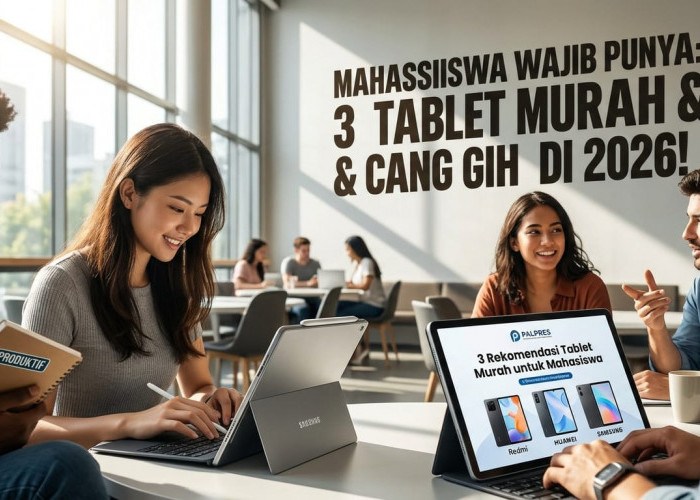 Gak Perlu Laptop Mahal! Ini 3 Tablet Murah 2 Jutaan yang Bikin Kuliah Makin Sat-Set