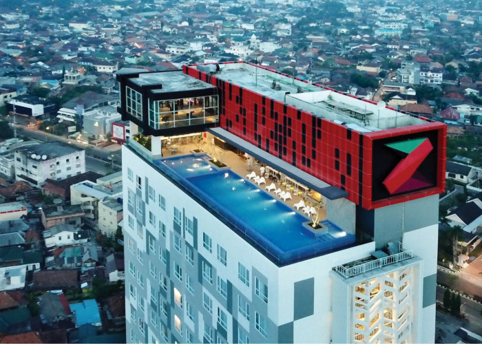 Punya 25 Lantai, Inilah Hotel Tertinggi dan Megah di Ibukota Sumsel