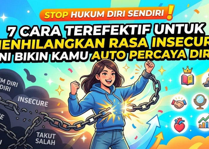 Stop Hukum Diri Sendiri! 7 Cara Terefektif Untuk Menghilangkan Rasa Insecure Ini Bikin Kamu Auto Percaya Diri