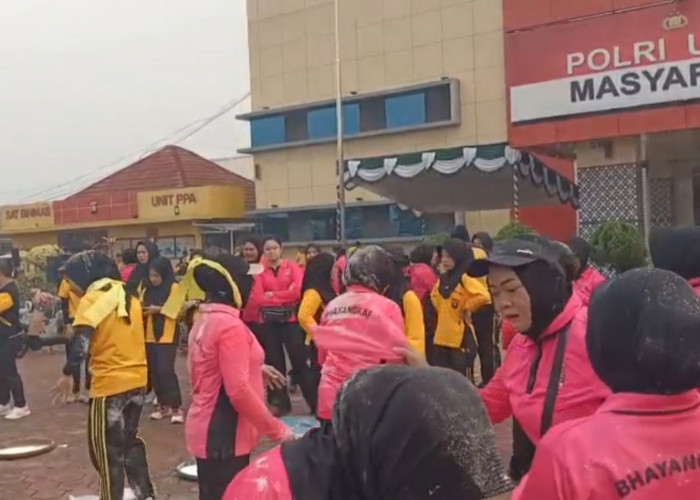 Polsek Sanga Desa Ikut Serta Lomba Olahraga Bersama di Polres Muba