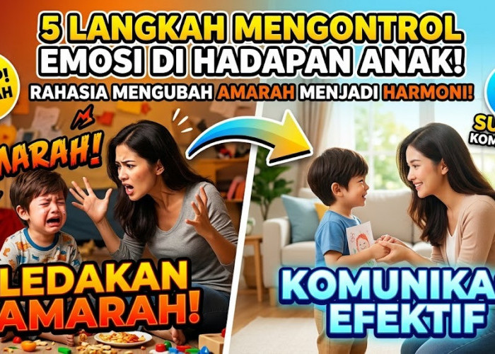 5 Langkah Mengontrol Emosi di Hadapan Anak! Rahasia Mengubah Ledakan Amarah Menjadi Komunikasi yang Efektif