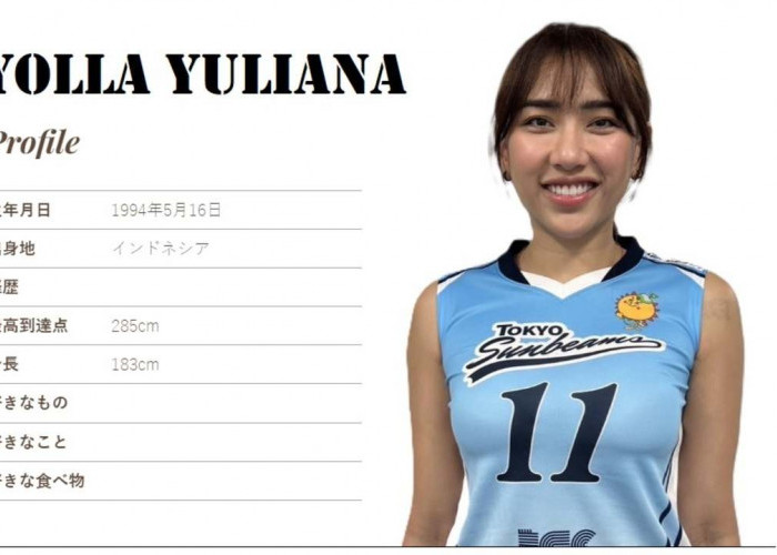 Gabung Tokyo Sunbeams di Liga Jepang, Yolla Yuliana Atlet Paling Senior