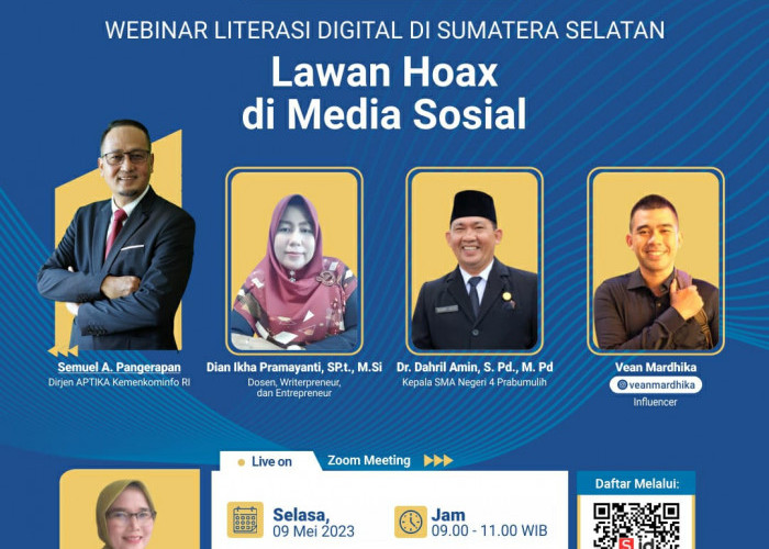 Literasi Digital di SMAN 4 Prabumulih Ajak Pelajar Lawan Hoaks di Media Sosial 