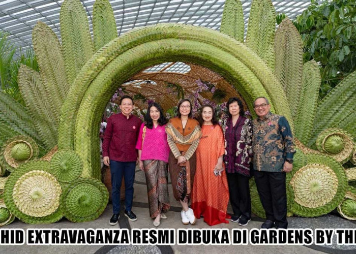 Mahakarya Nusantara Guncang Singapura: Orchid Extravaganza Resmi Dibuka di Gardens by the Bay!