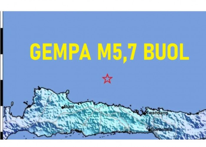 Terkuak! Ini Penyebab Gempa M5,7 di Perairan Buol Sulteng Menurut BMKG