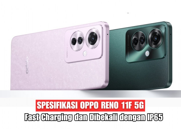 Oppo Reno 11F 5G Resmi Meluncur di Indonesia, Fast Charging Dibekali IP65, Intip Spesifikasi Lengkapnya