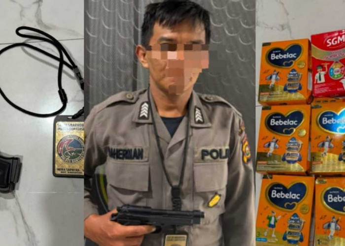6 Kali Beraksi, Kedok Pria Menyamar Jadi Polisi Demi Curi Susu di Palembang Akhirnya Terbongkar