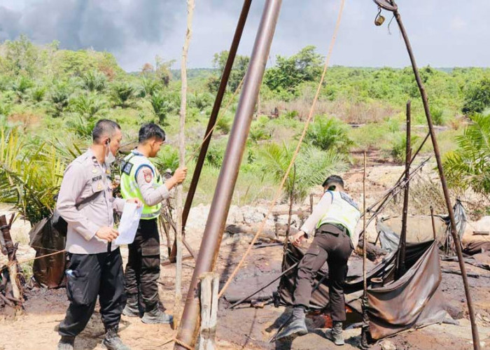 Tancap Gas! Sub Satgas Gakkum Tutup 95 Sumur Ilegal Drilling dan Illegal Refinery di Musi Banyuasin 