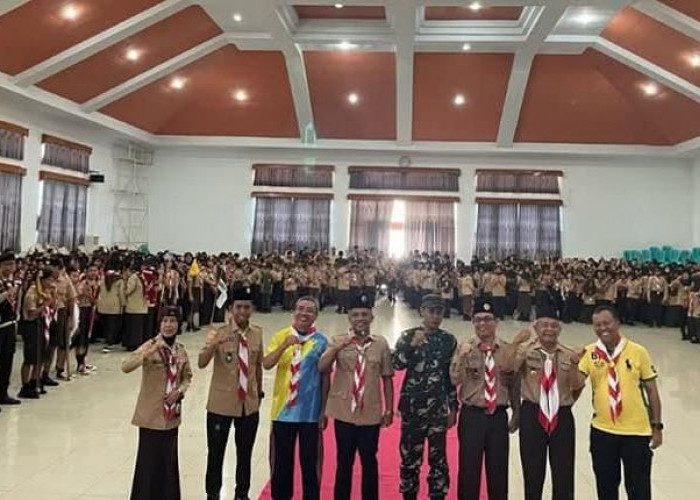 Pejabat Pemkot Lubuk Linggau Hadiri HUT Pramuka Racana Silampari Ke-12 