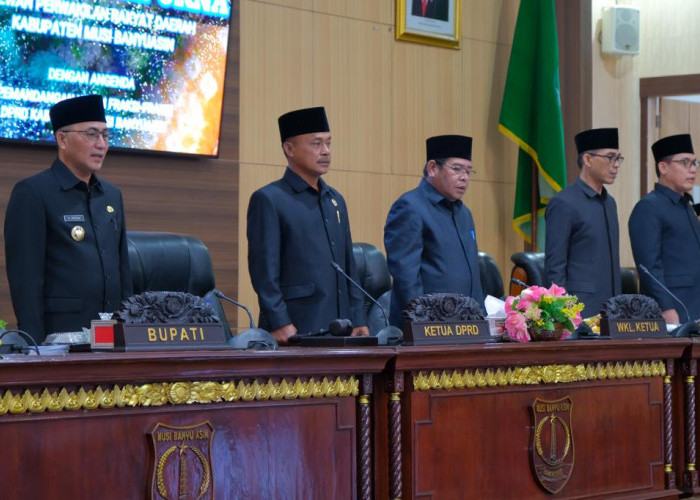 Fraksi-Fraksi DPRD Muba Sampaikan Pandangan Umum RAPBD Perubahan Tahun Anggaran 2022