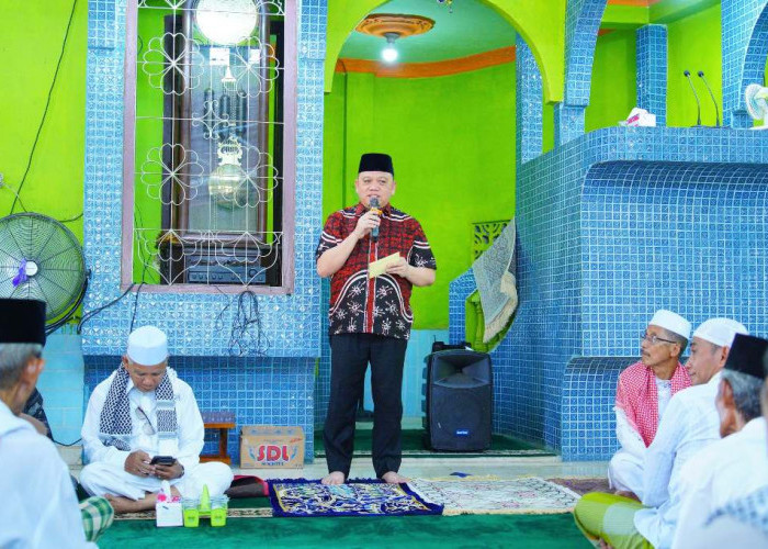 Adakan Safari Jumat di Masjid At Taqwa, Pj Bupati Muba Serap Aspirasi Warga Lumpatan 