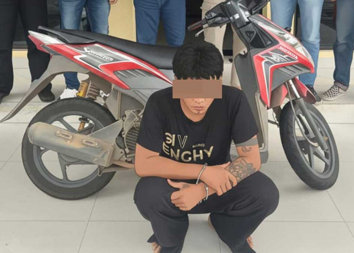 Kabur ke Ogan Ilir, Spesialis Curanmor Prabumulih Akhirnya Diringkus Tim Singo Timur!