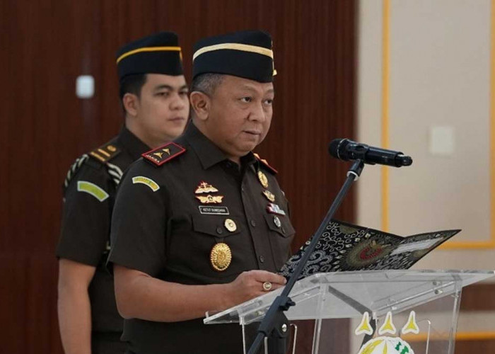 Resmi Dilantik Kajati Sumsel, Bambang Setiawan Kini Jabat Kajari OKU Selatan yang Baru