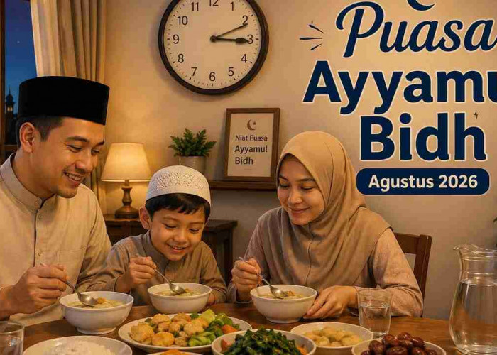 Puasa Ayyamul Bidh Agustus 2026 Tinggal Hitungan Hari, Catat Tanggal dan Keutamaannya