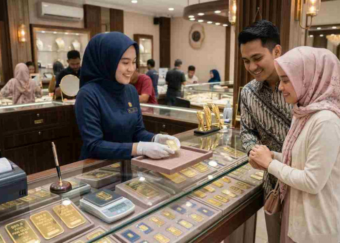 Harga Emas Pegadaian Hari Ini Turun Lagi, Antam 1 Gram Jadi Rp2,6 Juta