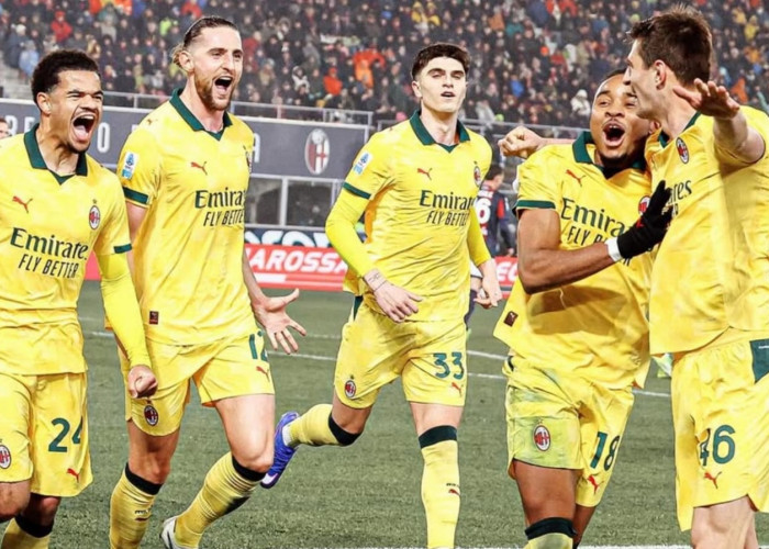 Bologna 0-3 AC Milan: Kemenangan Penting Allegri Kembali Menekan Pemimpin Klasemen