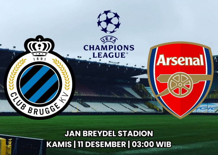 Prediksi Liga Champions: Club Brugge vs Arsenal - Preview Pertandingan dan Susunan Pemain