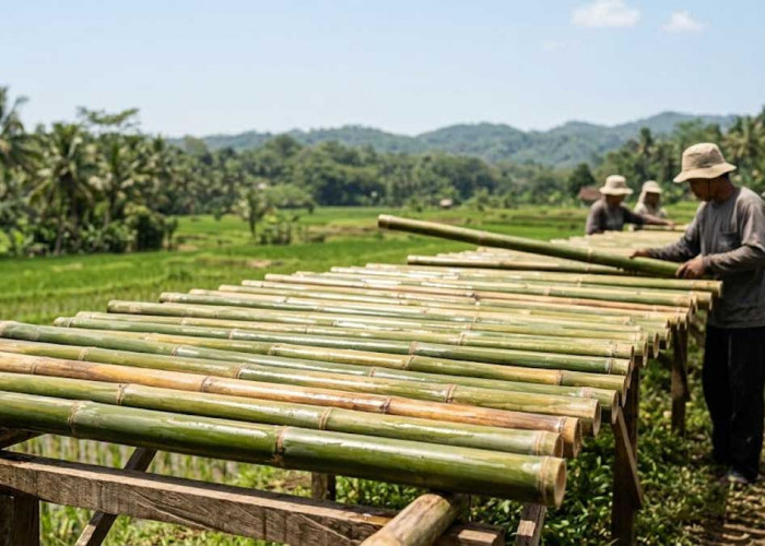 Biar Awet Puluhan Tahun Tanpa Dimakan Bubuk, Begini Cara Benar Mengawetkan Batang Bambu