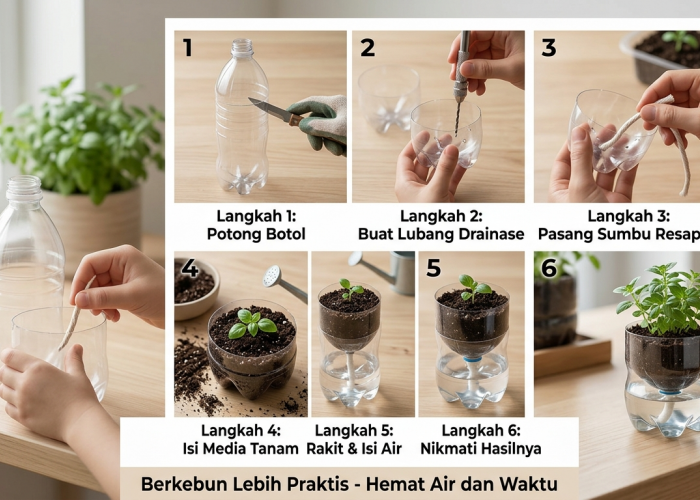 Tanaman Hias Sering Mati Kekeringan? Ini Trik Jitu Daur Ulang Botol Bekas Jadi Wadah Tanam Mandiri