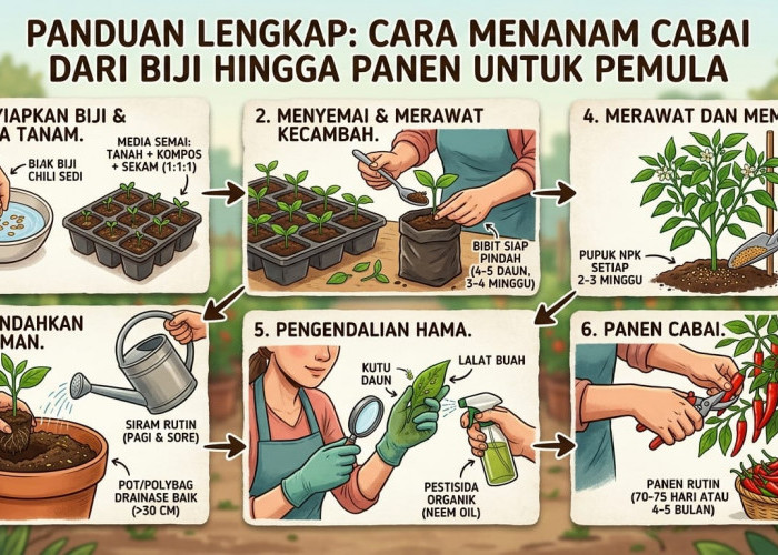 Panduan Lengkap Cara Menanam Cabai dari Biji hingga Panen: Solusi Cerdas Hemat Pengeluaran Dapur untuk Pemula