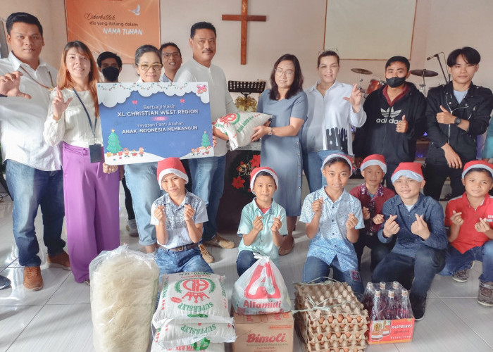 Sambut Natal Penuh Kasih, Karyawan XL Axiata Salurkan Donasi ke Panti Asuhan