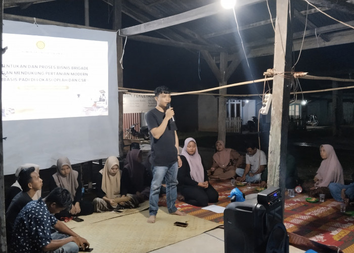 Gelar Rapat Akbar! Brigade Pangan Tabir Ulu Bahas MoU Strategis Di Sektor Pertanian