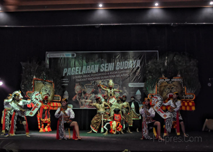 Paguyuban Reog Singomudo Bantarangin Juarai Festival Reog Sumatera Selatan