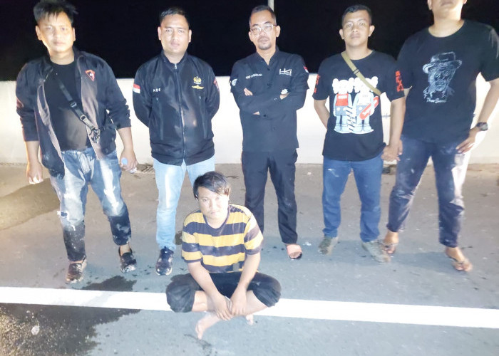Pencuri Kabel Ground Listrik Jalan Tol Indralaya-Prabumulih Berhasil Diamankan, Ini Wajah Pelakunya 