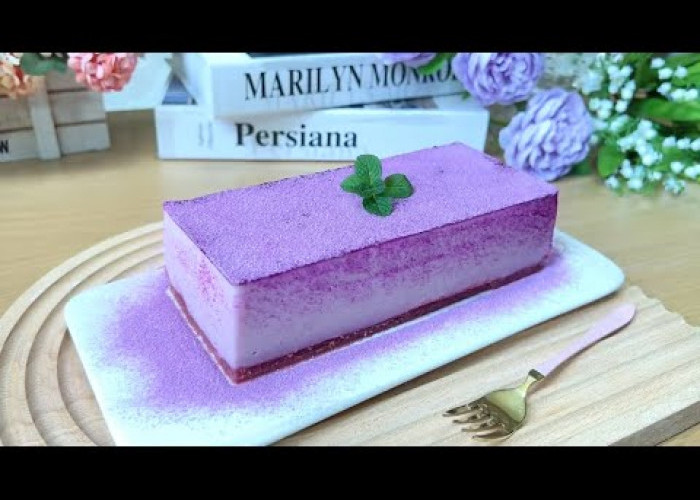 Wangi dan Lembut! Ini Rahasia Resep Taro Layer Cheese Cake