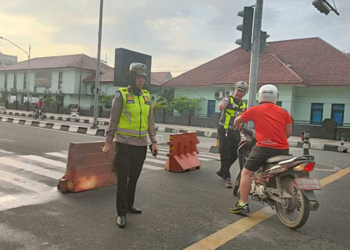 Kapolrestabes Palembang Turun Langsung Pantau CFD Sudirman: Pastikan Olahraga Warga Aman Tanpa Gangguan