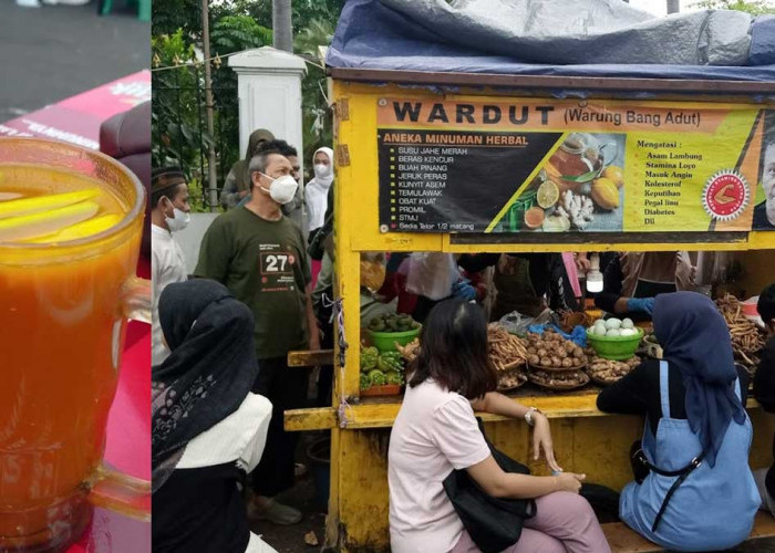 Tak Pernah Sepi, Cara Penyajiannya pun Unik, Warung Jamu Ini Sudah Berjualan 30 Tahun