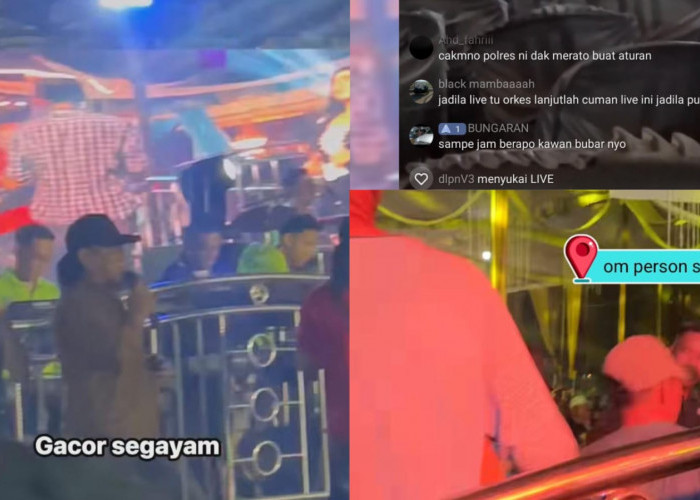Pesta Musik Segayam Ogan Ilir Tembus Dini Hari, Oknum Kades Diduga Langgar Perda, Netizen Murka!