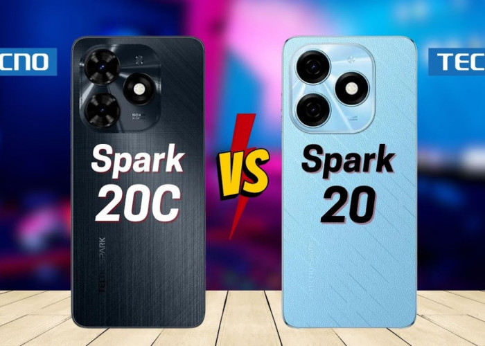 Tecno Spark 20 dan 20C: Smartphone 1 Jutaan dengan Desain Mewah ala iPhone, Begini Spesifikasi Lengkapnya