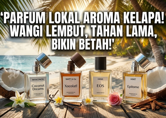 Gak Mirip Minyak Goreng! 4 Parfum Lokal Aroma Kelapa Ini Justru Wanginya Mewah dan Tahan Seharian