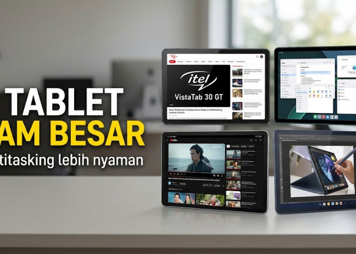 Buka Banyak Aplikasi Anti Lag! Ini 4 Tablet RAM 8 GB Murah Terbaik 2026 Paling Pas Buat Kerja dan Kuliah