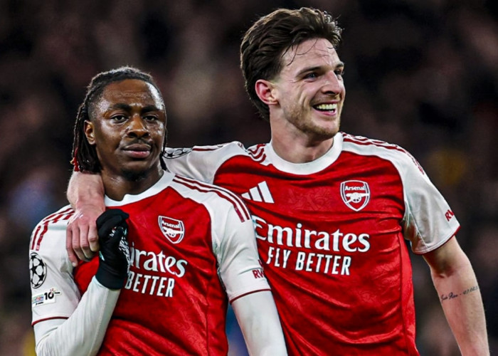 Arsenal 2-0 Bayer Leverkusen: Gol spektakuler Eze Bawa The Gunners Lolos Perempat Final Liga Champions