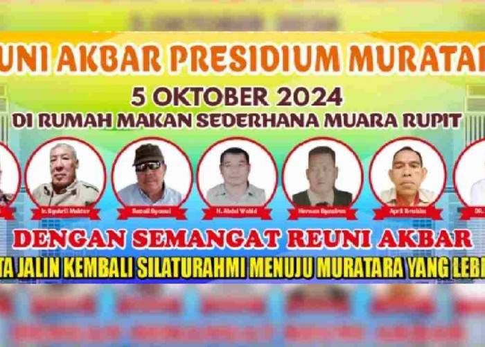 11 Tahun Kabupaten Musi Rawas Utara Terbentuk, Presidium Muratara  Gelar Reuni Akbar