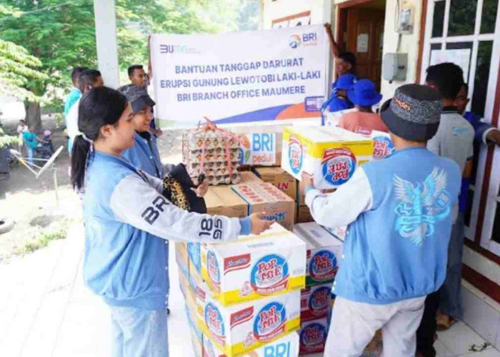 BRI Peduli Gerak Cepat Bantu Korban Terdampak Erupsi Gunung Lewotobi Laki-laki