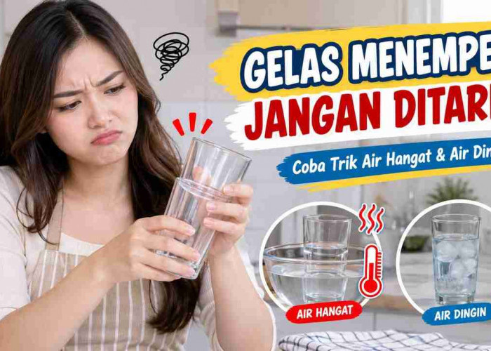 Gelas Susah Dipisahkan? Jangan Pakai Tenaga, Coba Trik Rumahan Ini