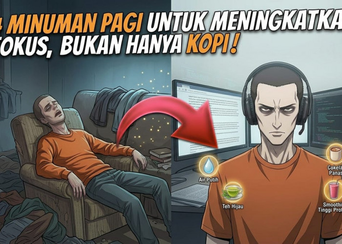 Bukan Cuma Kopi! Ini 4 Minuman Pagi Hari yang Bikin Otak Lebih Fokus dan Cepat Tanggap
