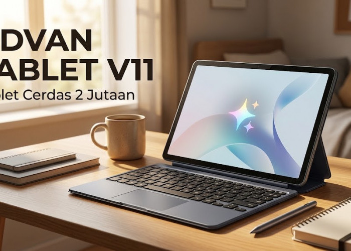 Harga Cuma 2 Jutaan Sudah Dapat Keyboard dan AI: Advan Tablet V11 Resmi Meluncur untuk Pelajar & Pekerja Muda