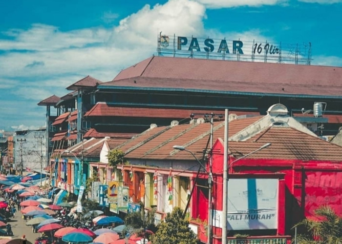 Bukan Pasar Biasa, Inilah Asal Usul Pasar 16 Ilir Palembang, Ternyata Sudah Ada Sejak...