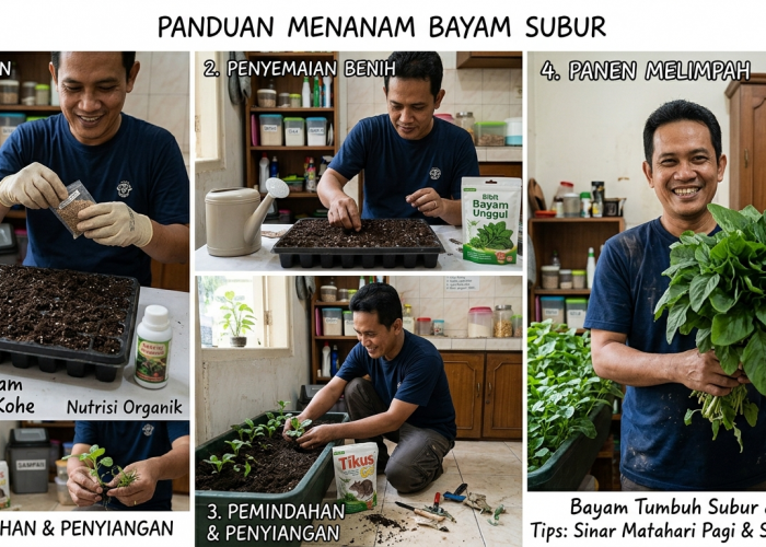 Mudah dan Praktis! 5 Langkah Sukses Menanam Bayam di Pot atau Pekarangan Rumah