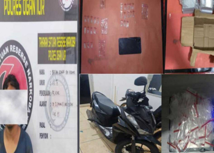 Gerebek Pondok di Ogan Ilir, Polisi Sita 47 Paket Sabu Siap Edar!